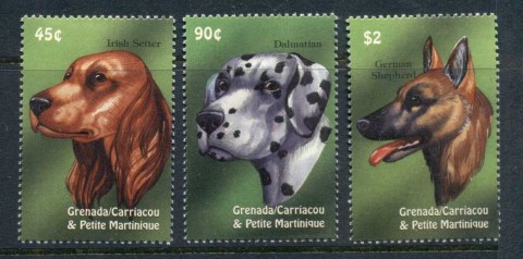 Grenada-Carriacou-Petite-Martinique-1997-Dogs-MUH