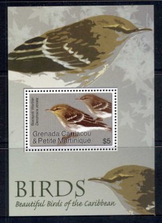 Grenada-Carriacou-Petite-Martinique-2007-Beautiful-Birds-of-the-Caribbean-MS-MUH-2