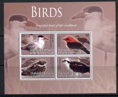 Grenada-Carriacou-Petite-Martinique-2007-Beautiful-Birds-of-the-Caribbean-MS-MUH-3