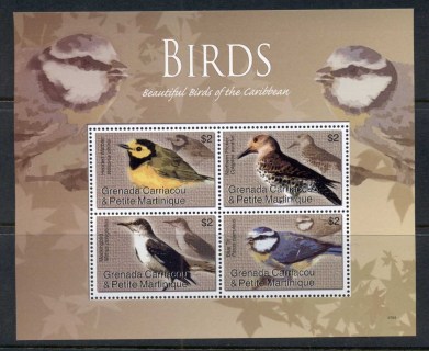 Grenada-Carriacou-Petite-Martinique-2007-Beautiful-Birds-of-the-Caribbean-MS-MUH-5