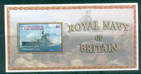 Grenada-Carriacou-Petite-Martinique-2009c-Royal-Navy-of-Britain-MS-MUH-lot81737