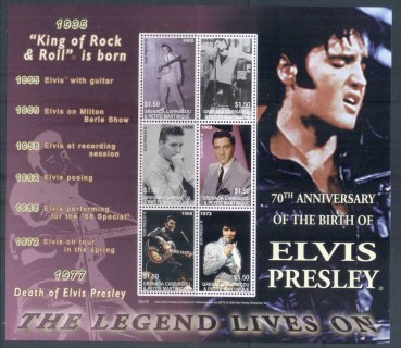 Grenada-Carriagou-Petite-Martinique-2005-Elvis-Presley-70th-Birthday-MS-MUH