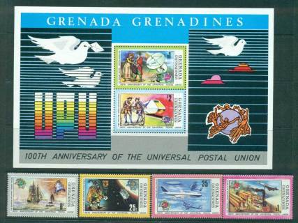 Grenada-Grenadines-1974-UPU-Centenary-MS-MUH-lot56465