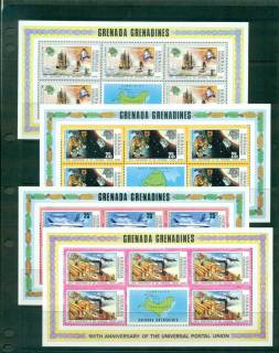 Grenada-Grenadines-1974-UPU-Centenary-Sheetlets-label-MUH-lot56464