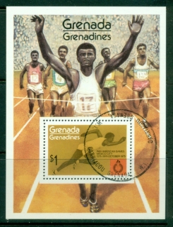 Grenada-Grenadines-1975-Pan-American-Games-MS-CTO