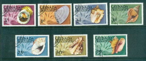 Grenada-Grenadines-1975-Shells-7-CTO