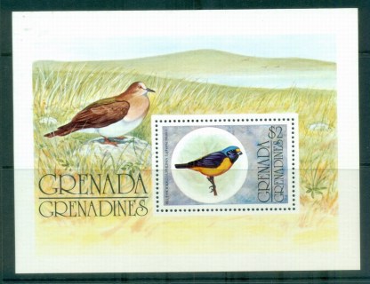 Grenada-Grenadines-1976-Birds-MS-MUH