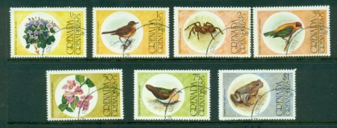 Grenada-Grenadines-1976-Birds-of-Prey-CTO