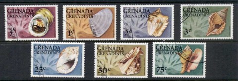 Grenada-Grenadines-1976-Marine-Life-Shells-CTO