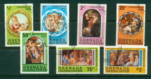 Grenada-Grenadines-1976-Xmas-CTO