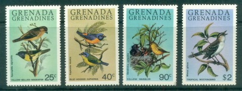 Grenada-Grenadines-1980-Birds-MUH