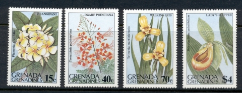 Grenada-Grenadines-1984-Flowers-MUH