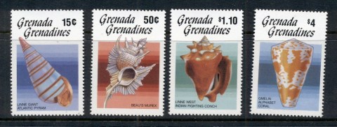 Grenada-Grenadines-1986-Seashells-MUH