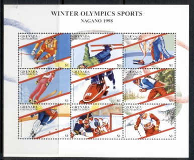 Grenada-Grenadines-1997-Winter-Olympics-Nagano-sheetlet-MUH