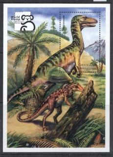 Grenada-Grenadines-1999-Prehistoric-Animals-3