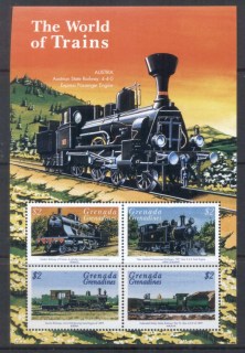 Grenada-Grenadines-1999-The-World-of-Trains-MS4-MUH-2