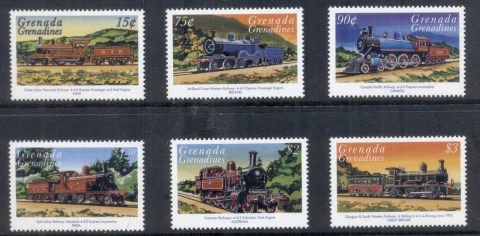 Grenada-Grenadines-1999-The-World-of-Trains-MUH