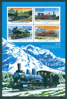 Grenada-Grenadines-1999-World-of-Trains-MS-MUH