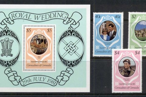 Grenada-Grenadines-1981 Royal Wedding Charles & Diana