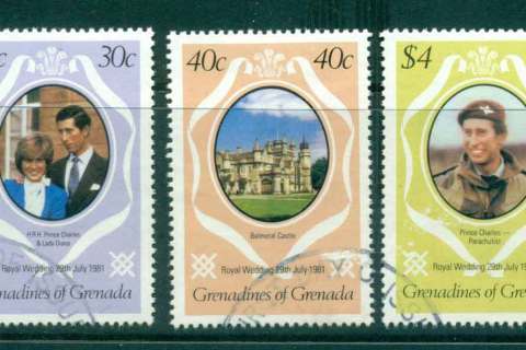 Grenada-Grenadines-1981 Royal Wedding Charles & Diana