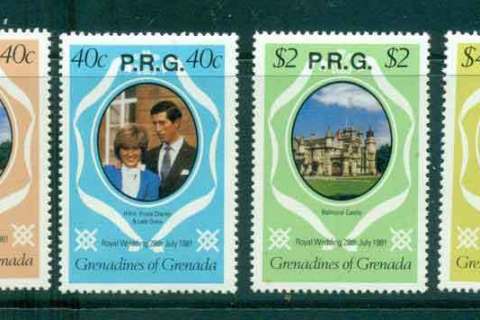 Grenada-Grenadines-1981 Royal Wedding Charles & Diana