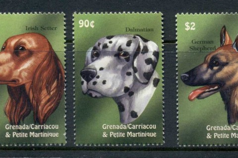 Grenada-Carriacou-Petite-Martinique-2000-Dogs-MUH