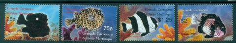Grenada-Carriacou-Petite-Martinique-2003-Tropical-Fish-of-the-World-MUH