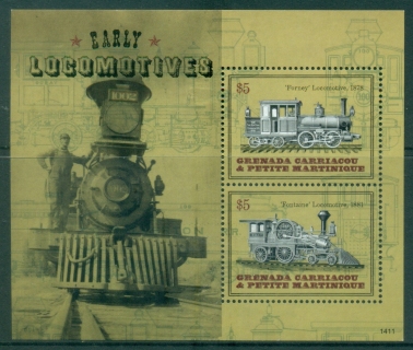 Grenada-Carriacou-Petite-Martinique-2014-Trains-Early-Locomotives-MS-MUH_2