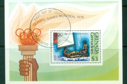 Grenada-Grenadines-1970-Summer-Olympics-Montreal-MS-CTO