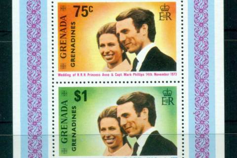 Grenada-Grenadines-1973-Royal-Wedding-Princess-Anne-MS-MUH-lot55088
