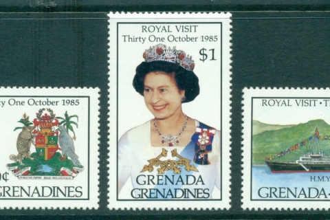 Grenada-Grenadines-1985-Royal-Visit-MUH-Lot30244