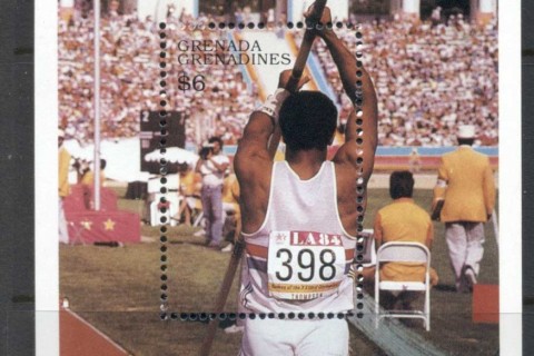 Grenada-Grenadines-1990-Summer-Olympics-Barcelona-Decathlon-MS-MUH