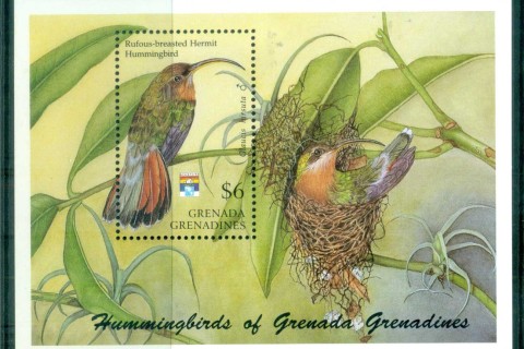 Grenada-Grenadines-1992-Hummingbirds