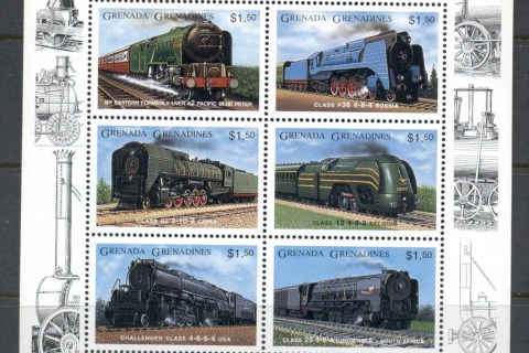 Grenada-Grenadines-1996-Trains