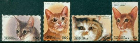 Grenada-Grenadines-1997-Cats-MUH
