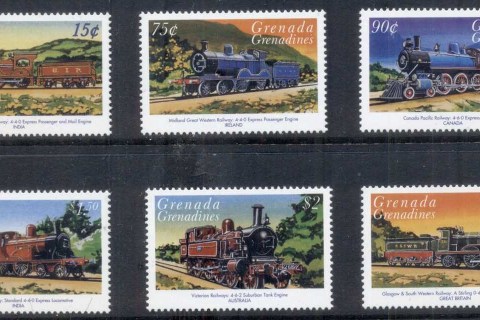Grenada-Grenadines-1999-The-World-of-Trains-MUH