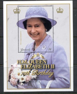 Grenada-2001 QEII 75th Birthday MS