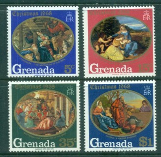 Grenada-1968-Xmas-Paintings-MUH