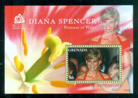 Grenada-2007 Princess Diana in Memoriam