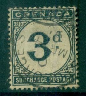 Grenada-1892-Postage-Due-3d-FU-lot81211