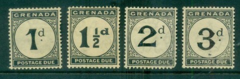 Grenada-1892-Postage-Dues-MLH-lot79419