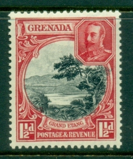 Grenada-1934-KGV-Pictorial-1-5d-Perf-12-5x13-5-MLH