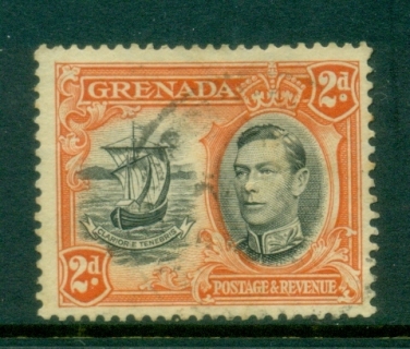 Grenada-1938-42-KGVI-Pictorial-2d-Perf-12-5x13-5-FU