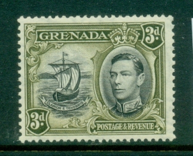 Grenada-1938-42-KGVI-Pictorial-3d-Perf-12-5x13-5-MLH