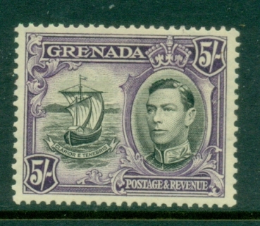 Grenada-1938-42-KGVI-Pictorial-5-Perf-12-5x13-5-MLH