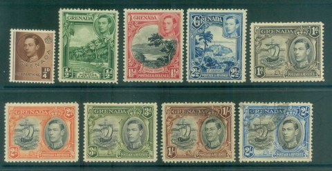 Grenada-1938-KGVI-Asst-FU-MLH-lot81210