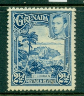 Grenada-1938-KGVI-Pictorial-2-5d-Perf-12-5-FU