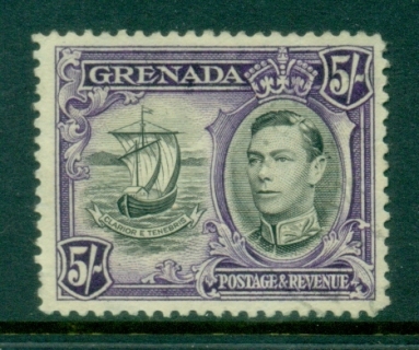 Grenada-1938-KGVI-Pictorial-5-Perf-12-5-FU