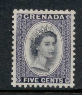 Grenada-1953-59-QEII-Portrait-5c-MLH