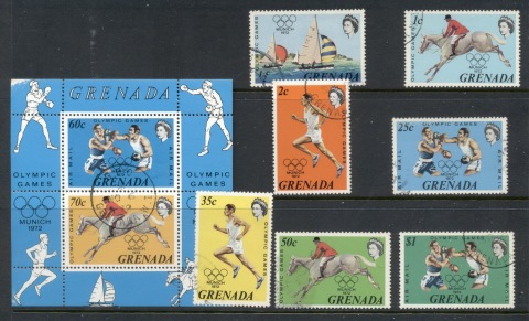 Grenada-1972-Summer-Olympics-Munich-MS-FU